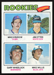 Mike Krukow Autographed 1977 Topps Rookie Card #493 Chicago Cubs SKU #264405