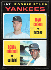 Loyd Colson Autographed 1971 Topps Rookie Card #111 New York Yankees SKU #264412
