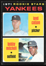 Loyd Colson Autographed 1971 Topps Rookie Card #111 New York Yankees SKU #264413