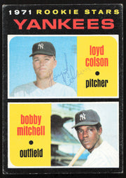 Loyd Colson Autographed 1971 Topps Rookie Card #111 New York Yankees SKU #264414