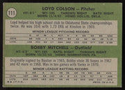 Loyd Colson Autographed 1971 Topps Rookie Card #111 New York Yankees SKU #264414