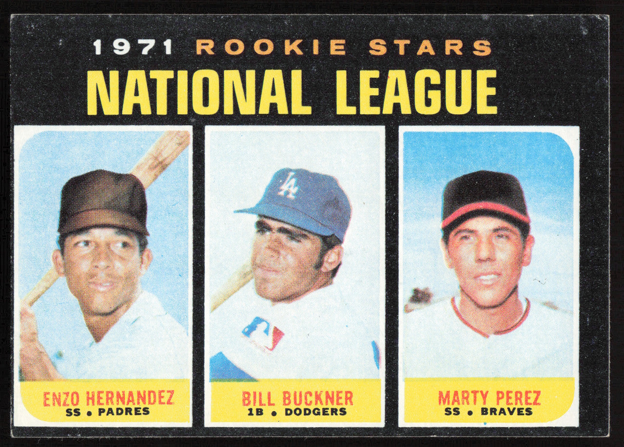 Bill Buckner Autographed 1971 Topps Rookie Card #529 Los Angeles Dodgers (Signed on Back) SKU #264415