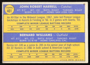 John Harrell Autographed 1970 Topps Rookie Card #401 San Francisco Giants SKU #264420