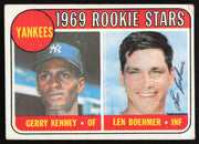 Len Boehmer Autographed 1969 Topps Rookie Card #519 New York Yankees SKU #264423