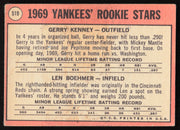 Len Boehmer Autographed 1969 Topps Rookie Card #519 New York Yankees SKU #264423