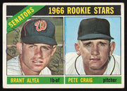 Brant Alyea Autographed 1966 Topps Rookie Card #11 Washington Senators SKU #264430