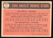 Ed Sukla Autographed 1966 Topps Rookie Card #417 California Angels SKU #264431