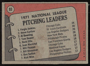 Al Downing Autographed 1972 Topps Card #93 Los Angeles Dodgers SKU #264437