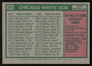 Chuck Tanner Autographed 1975 Topps Mini Card #276 Chicago White Sox SKU #264448