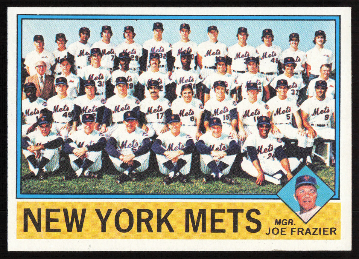Phil Cavarretta Autographed 1976 Topps Card #531 New York Mets (Signed on Back) SKU #264454
