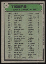 Les Moss Autographed 1979 Topps Card #66 Detroit Tigers SKU #264458