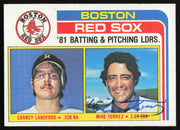 Mike Torrez Autographed 1982 Topps Card #786 Boston Red Sox SKU #264468