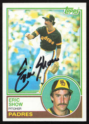 Eric Show Autographed 1983 Topps Card #68 San Diego Padres SKU #264474
