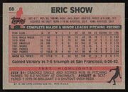 Eric Show Autographed 1983 Topps Card #68 San Diego Padres SKU #264474