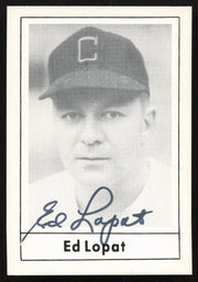 Ed Lopat Autographed 1978 Grand Slam Card #90 Chicago White Sox SKU #264481