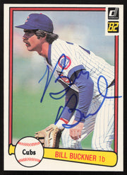 Bill Buckner Autographed 1982 Donruss Card #403 Chicago Cubs SKU #264484