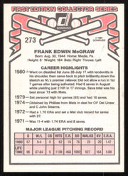 Tug McGraw Autographed 1981 Donruss Card #273 Philadelphia Phillies SKU #264486