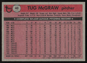 Tug McGraw Autographed 1981 Topps Card #40 Philadelphia Phillies SKU #264489