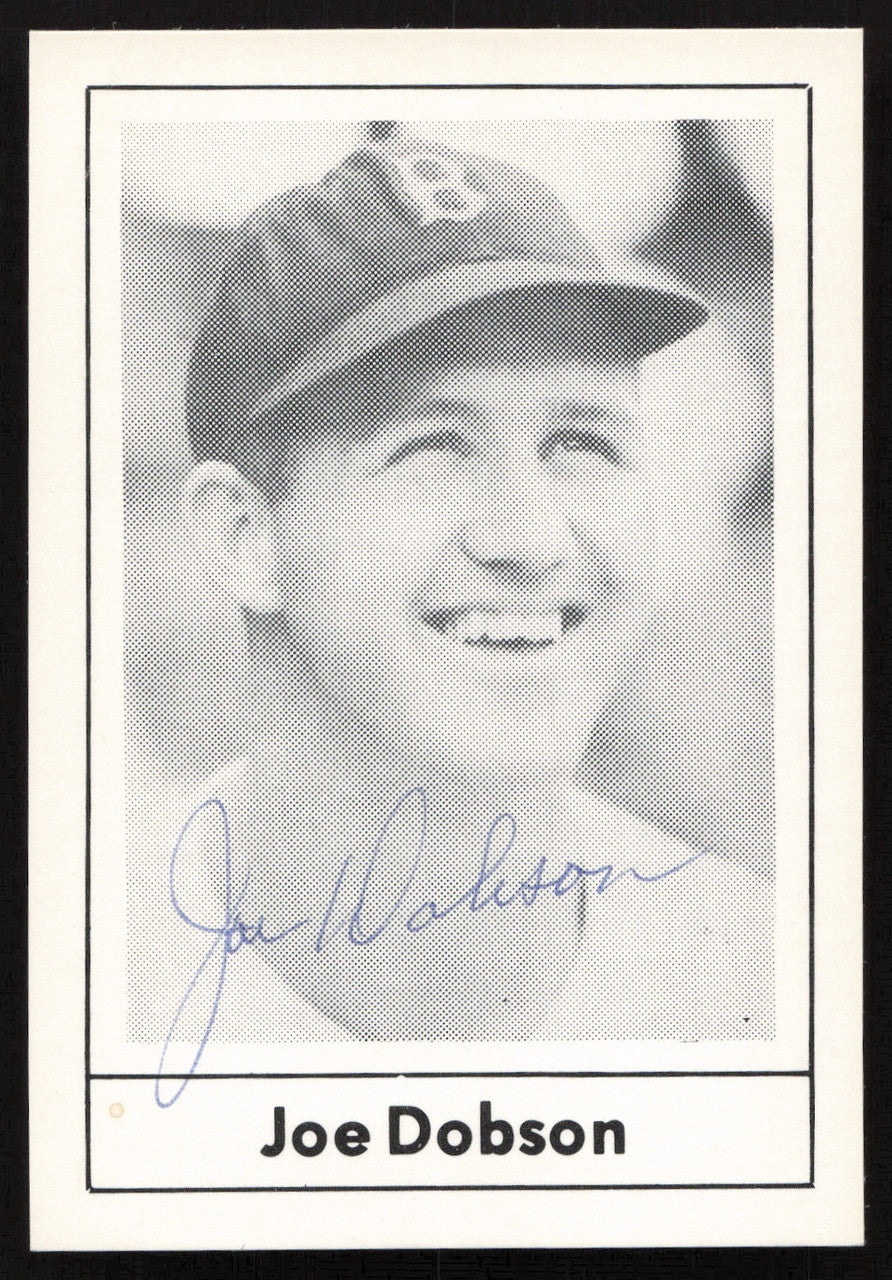 Joe Dobson Autographed 1978 Grand Slam Card #78 Boston Red Sox SKU #264495