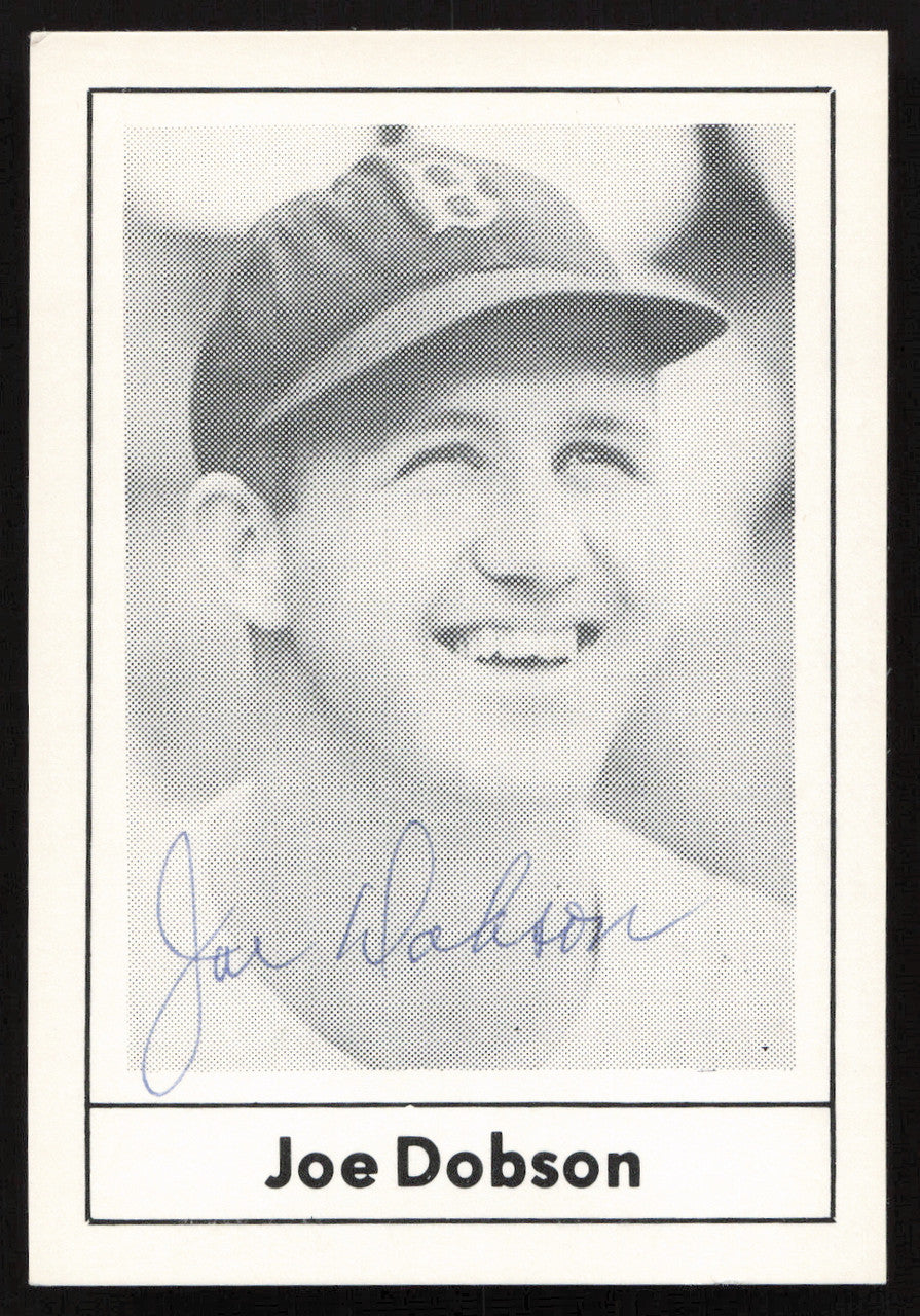 Joe Dobson Autographed 1978 Grand Slam Card #78 Boston Red Sox SKU #264496