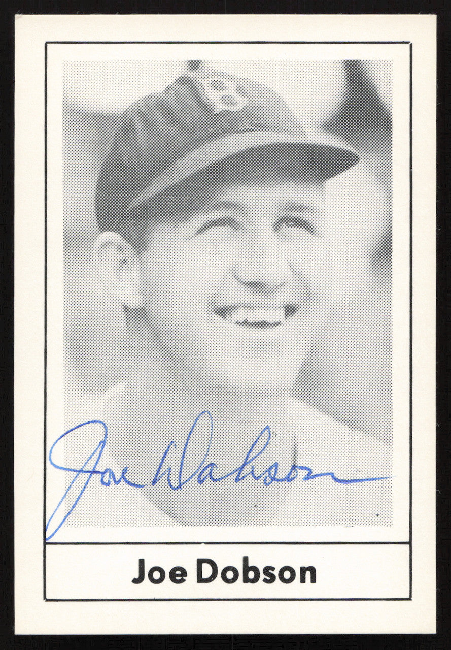 Joe Dobson Autographed 1978 Grand Slam Card #78 Boston Red Sox SKU #264497