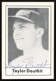 Taylor Douthit Autographed 1978 Grand Slam Card #59 St. Louis Cardinals SKU #264499