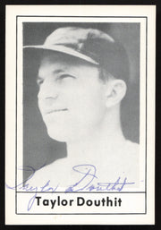 Taylor Douthit Autographed 1978 Grand Slam Card #59 St. Louis Cardinals SKU #264500