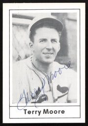 Terry Moore Autographed 1978 Grand Slam Card #32 St. Louis Cardinals SKU #264507