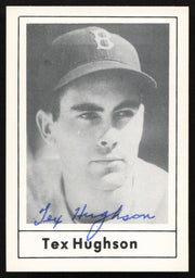 Tex Hughson Autographed 1978 Grand Slam Card #96 Brooklyn Dodgers SKU #264514