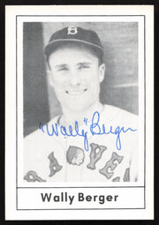 Wally Berger Autographed 1978 Grand Slam Card #20 Boston Braves SKU #264518