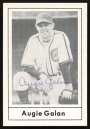 Augie Galan Autographed 1978 Grand Slam Card #67 Chicago Cubs SKU #264522