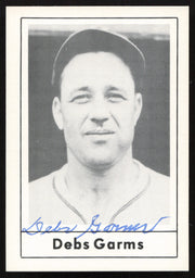 Debs Garms Autographed 1978 Grand Slam Card #64 St. Louis Cardinals SKU #264525
