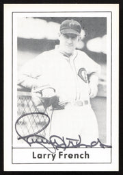 Larry French Autographed 1978 Grand Slam Card #30 Cincinnati Reds SKU #264526