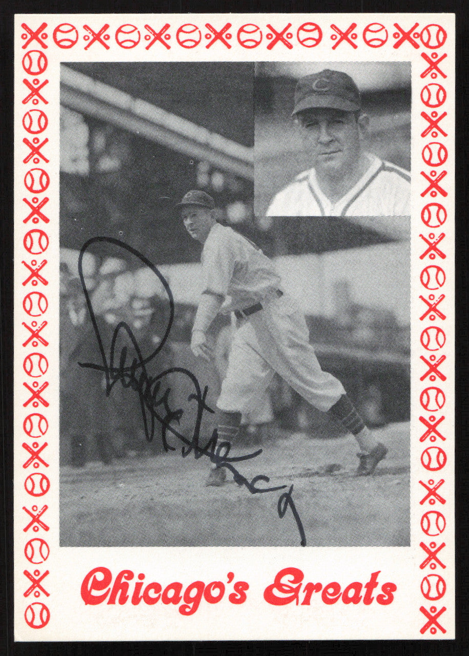 Larry French Autographed 1976 Chicago's Greats Card Chicago Cubs SKU #264538