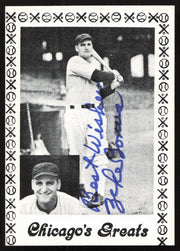 Zeke Bonura Autographed 1976 Chicago's Greats Card Chicago White Sox Black Border SKU #264541