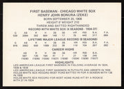 Zeke Bonura Autographed 1976 Chicago's Greats Card Chicago White Sox Red Border SKU #264544