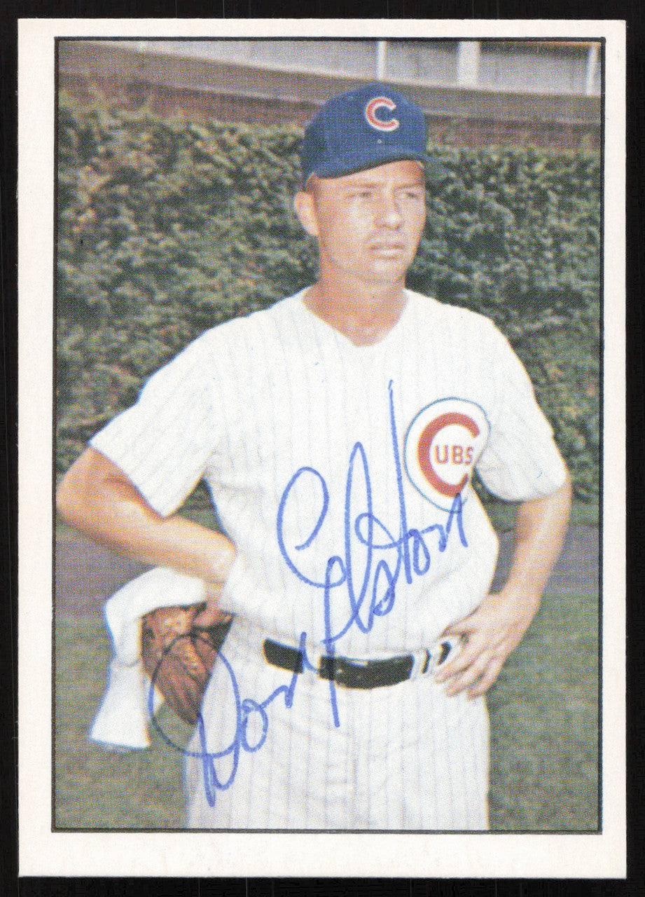 Don Elston Autographed 1978 TCMA Card #143 Chicago Cubs SKU #264545