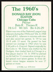 Don Elston Autographed 1978 TCMA Card #143 Chicago Cubs SKU #264546