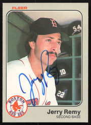 Jerry Remy Autographed 1983 Fleer Card #193 Boston Red Sox SKU #264585