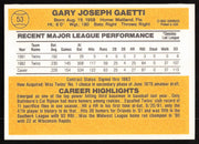 Gary Gaetti Autographed 1983 Donruss Rookie Card #53 Minnesota Twins SKU #264606