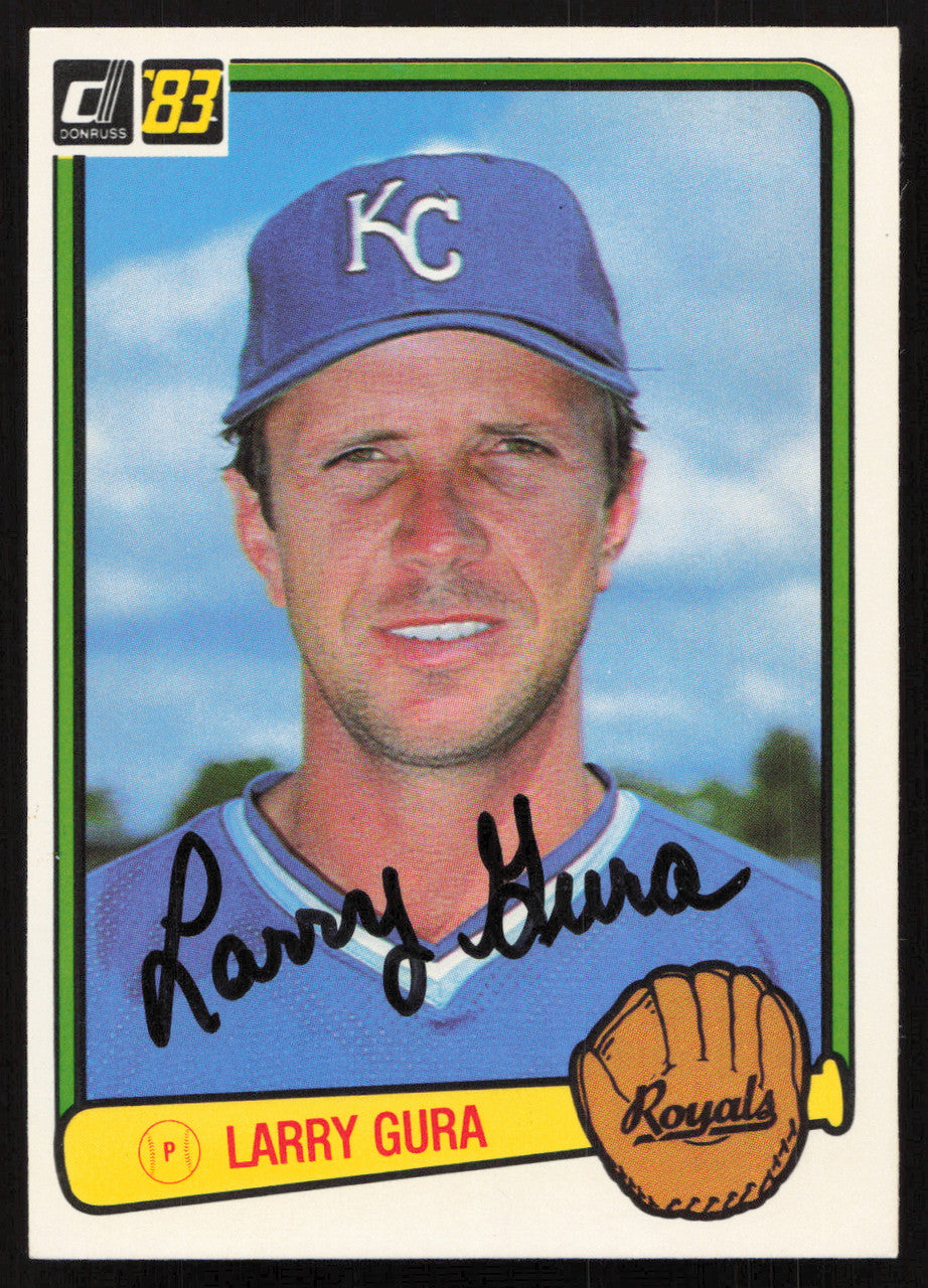 Larry Gura Autographed 1983 Donruss Card #160 Kansas City Royals SKU #264617