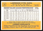 Larry Gura Autographed 1983 Donruss Card #160 Kansas City Royals SKU #264617