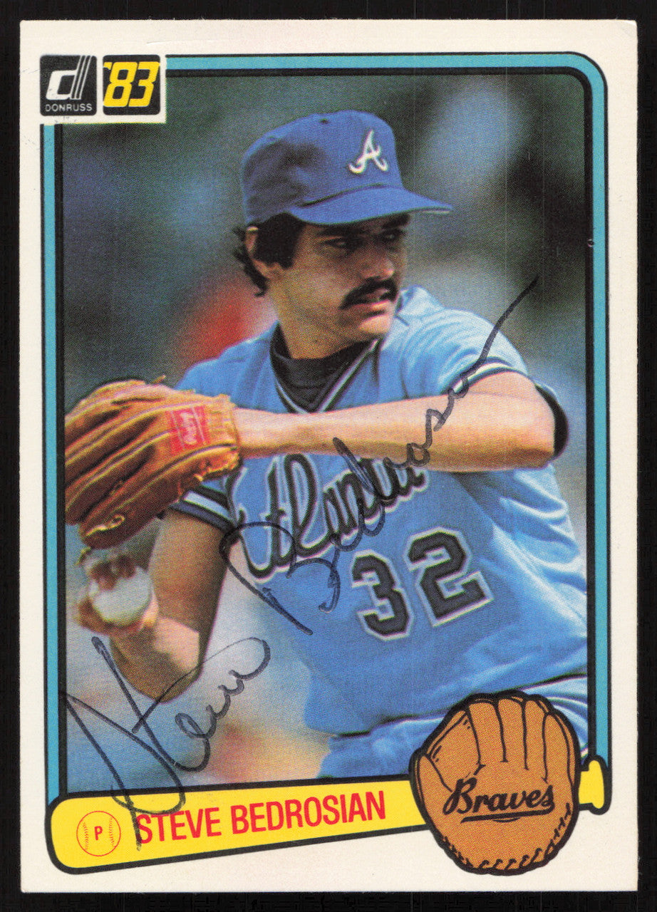 Steve Bedrosian Autographed 1983 Donruss Card #173 Atlanta Braves SKU #264618