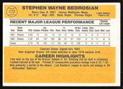 Steve Bedrosian Autographed 1983 Donruss Card #173 Atlanta Braves SKU #264618