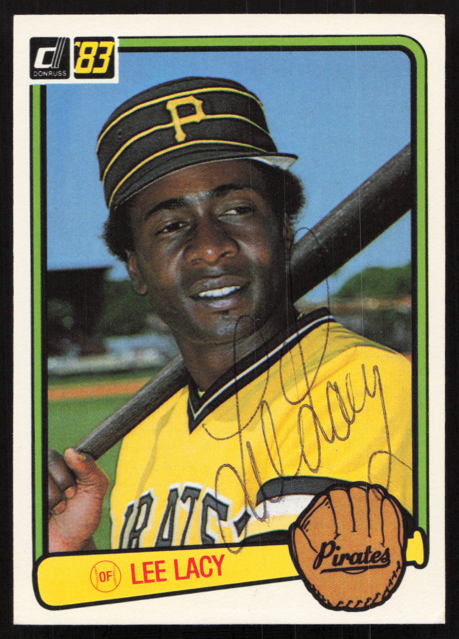 Lee Lacy Autographed 1983 Donruss Card #276 Pittsburgh Pirates SKU #264623