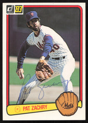 Pat Zachry Autographed 1983 Donruss Card #560 New York Mets SKU #264636