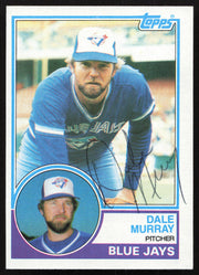 Dale Murray Autographed 1983 Topps Card #42 Toronto Blue Jays SKU #264646