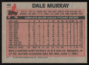 Dale Murray Autographed 1983 Topps Card #42 Toronto Blue Jays SKU #264646