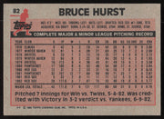 Bruce Hurst Autographed 1983 Topps Card #82 Boston Red Sox SKU #264649