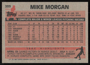 Mike Morgan Autographed 1983 Topps Card #203 New York Yankees SKU #264657